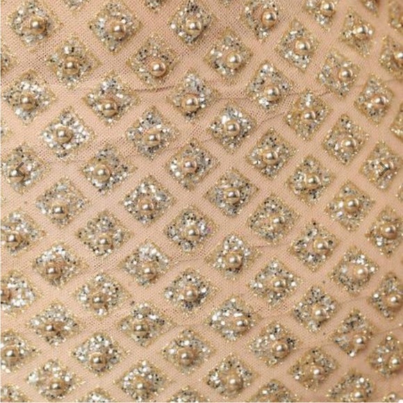 GOLD PLUS SIZE PARTY,FORMAL, HOCO, BIRTHDAY DRESS - Picture 2 of 2